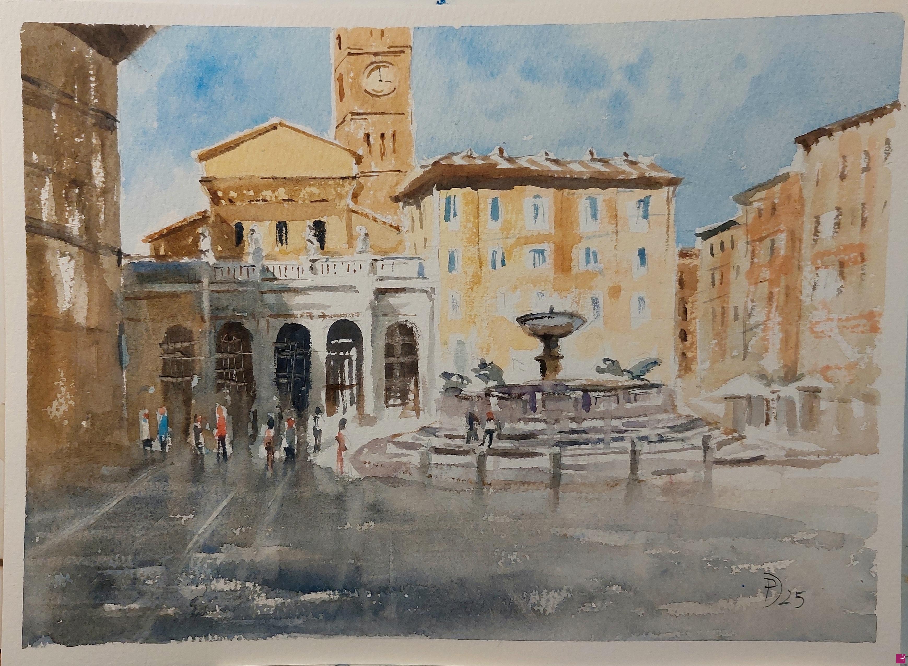 quadri in vendita online - Santa Maria in Trastevere