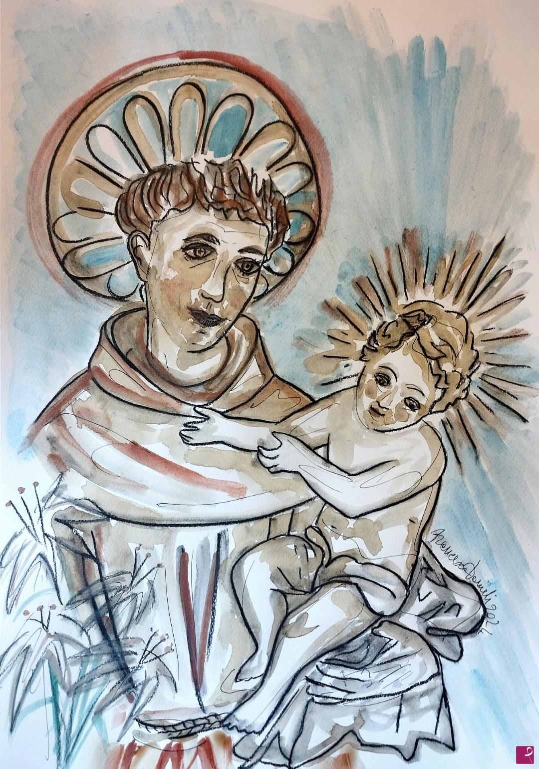 quadri in vendita online - Sant'Antonio di Padova 