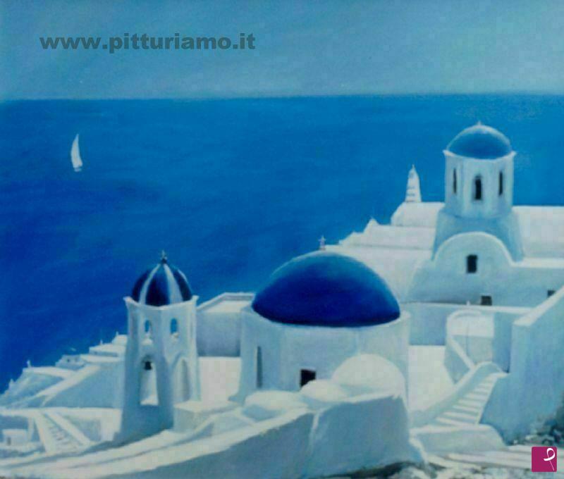 quadri in vendita online - santorini