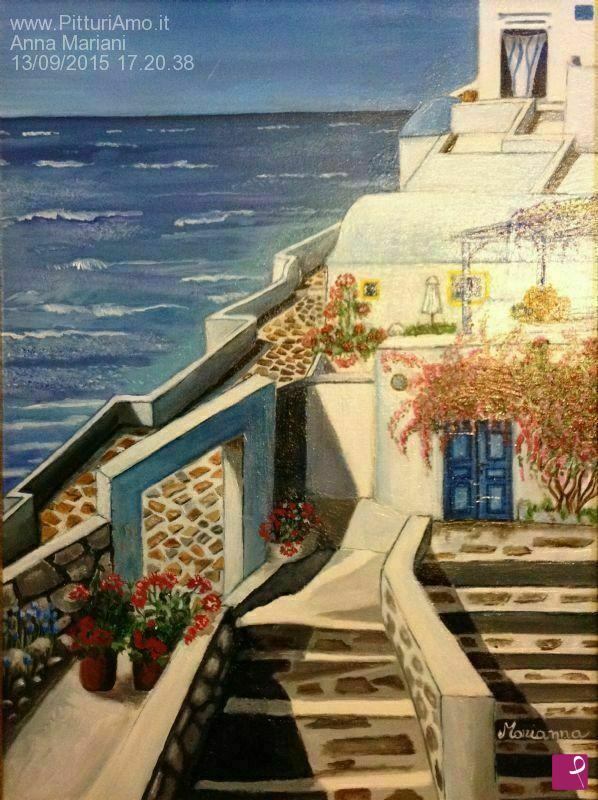 quadri in vendita online - santorini 2