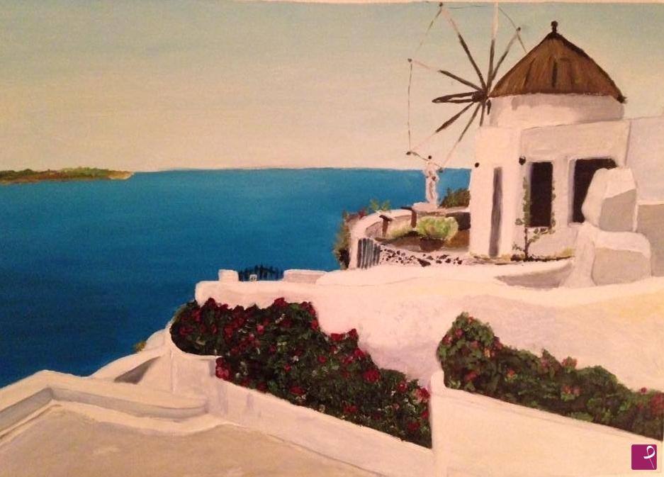 quadri in vendita online - santorini 2