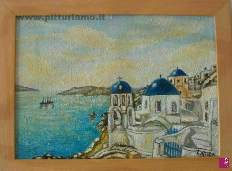 quadri in vendita online - Santorini