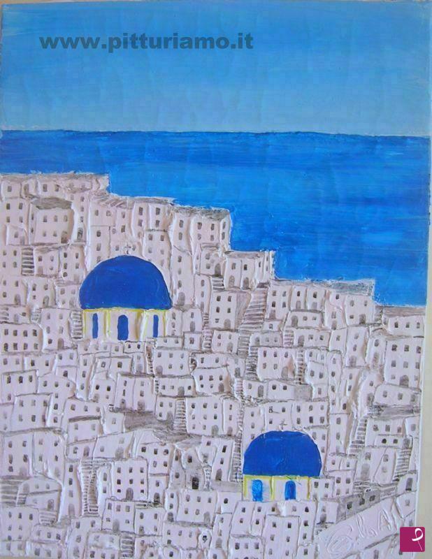 quadri in vendita online - santorini  3