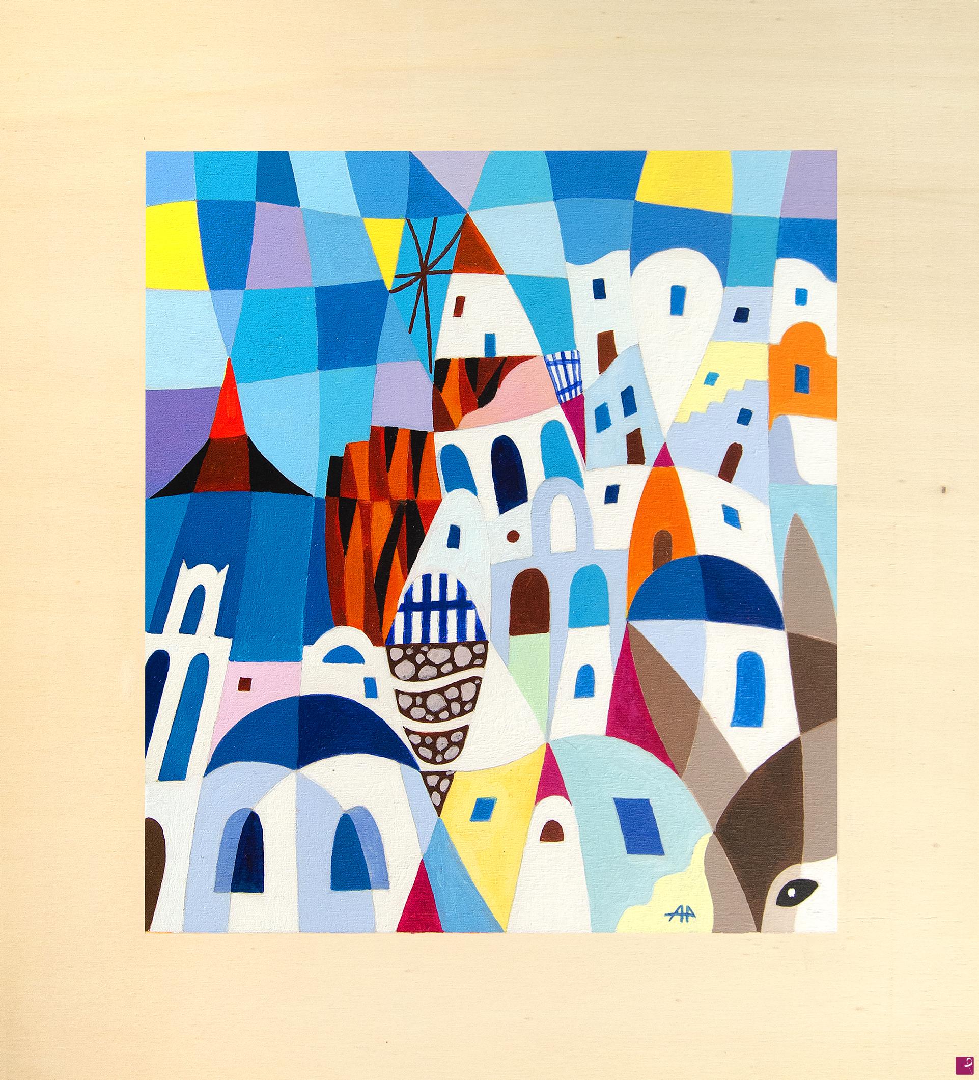 quadri in vendita online - SANTORINI