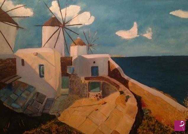 quadri in vendita online - santorini
