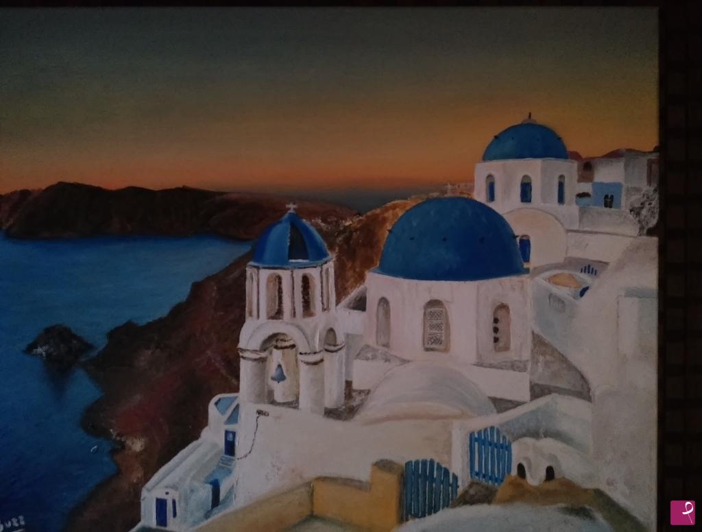 quadri in vendita online - Santorini