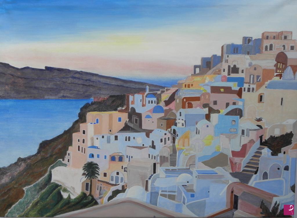quadri in vendita online - Santorini