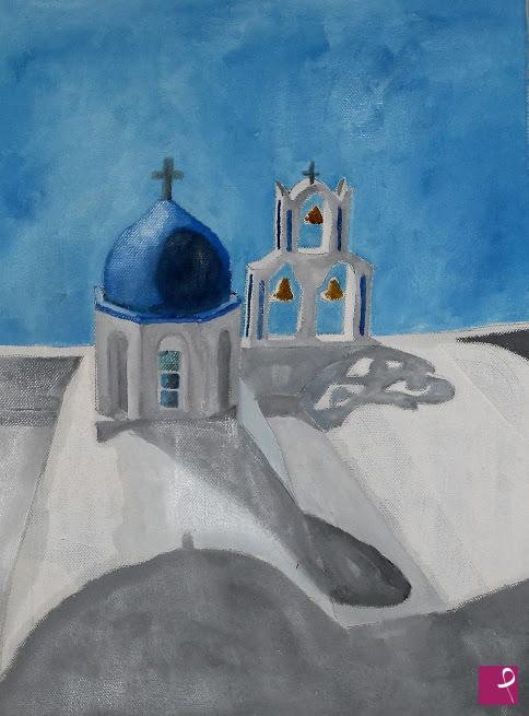 quadri in vendita online - Santorini
