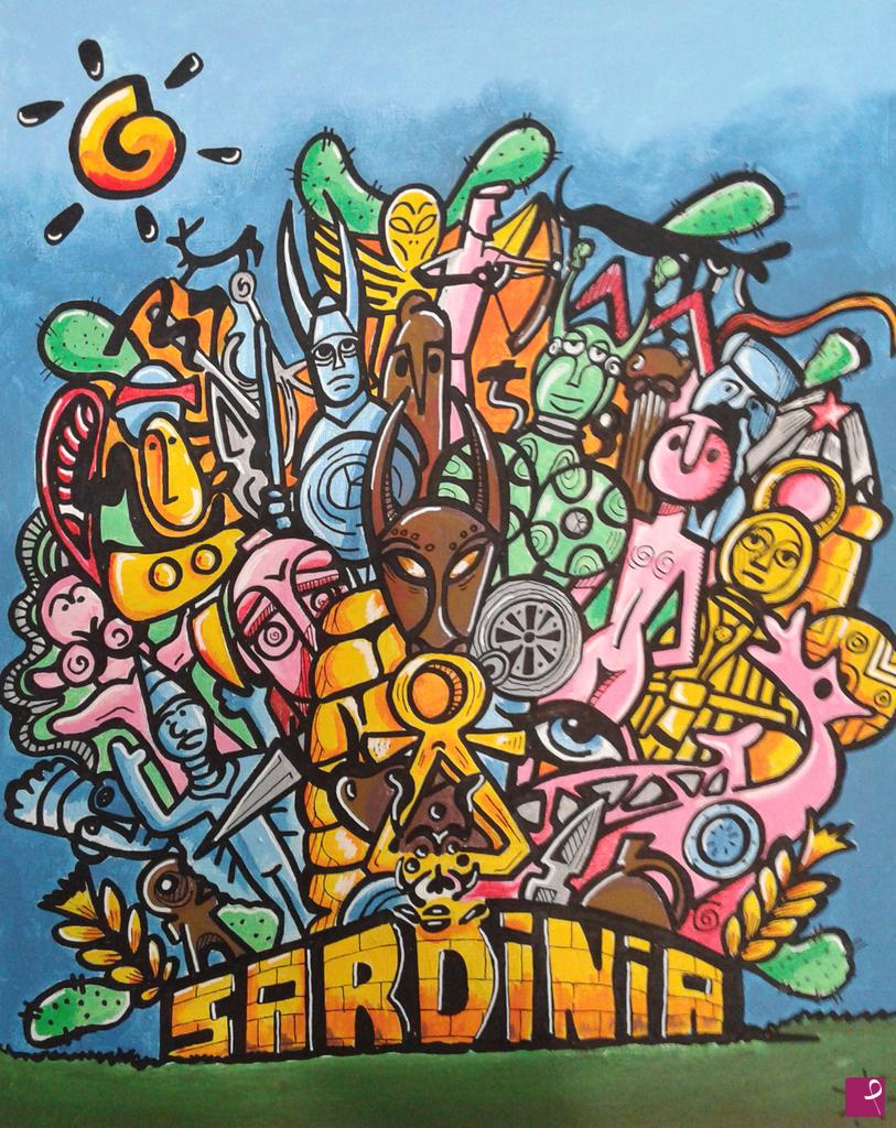quadri in vendita online - Sardinia Doodle 2017