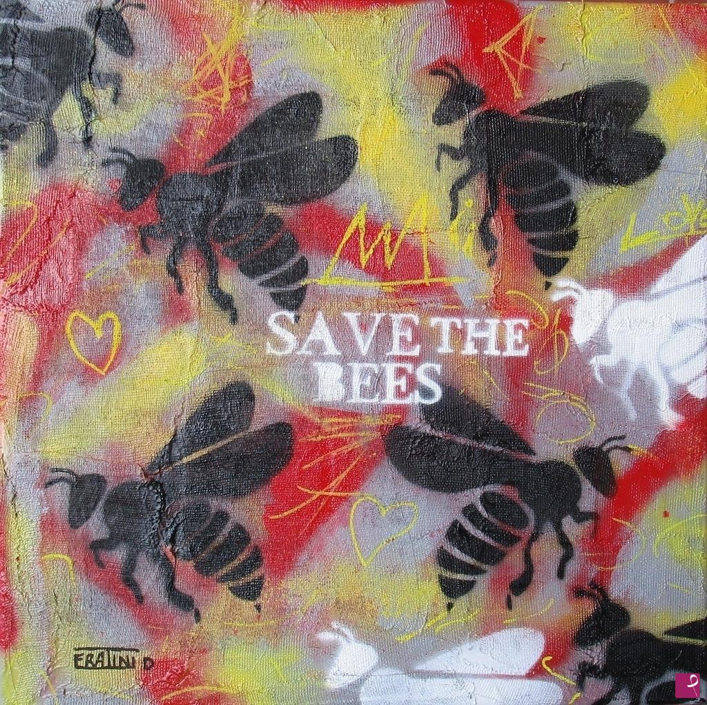 quadri in vendita online - Save the Bees serieN.2