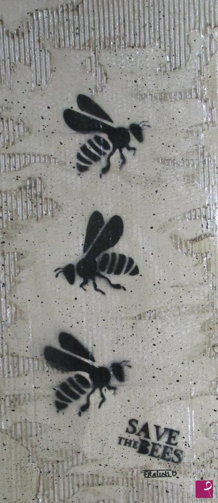 quadri in vendita online - Save the Bees  su cartone