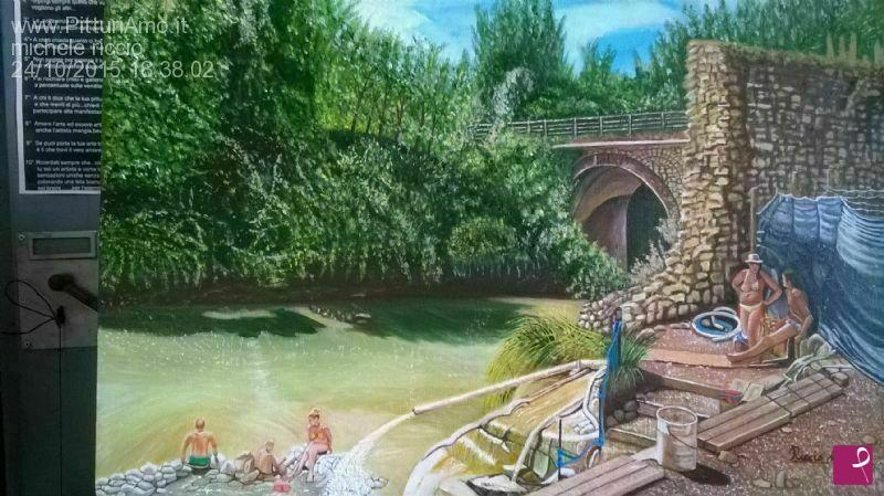 quadri in vendita online - scampagnata al fiume
