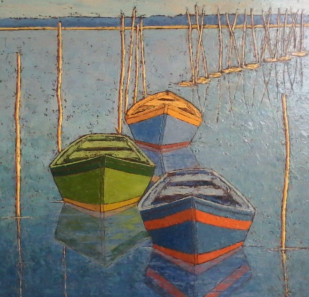 quadri in vendita online - Scardovari - laguna del silenzio n° 519
