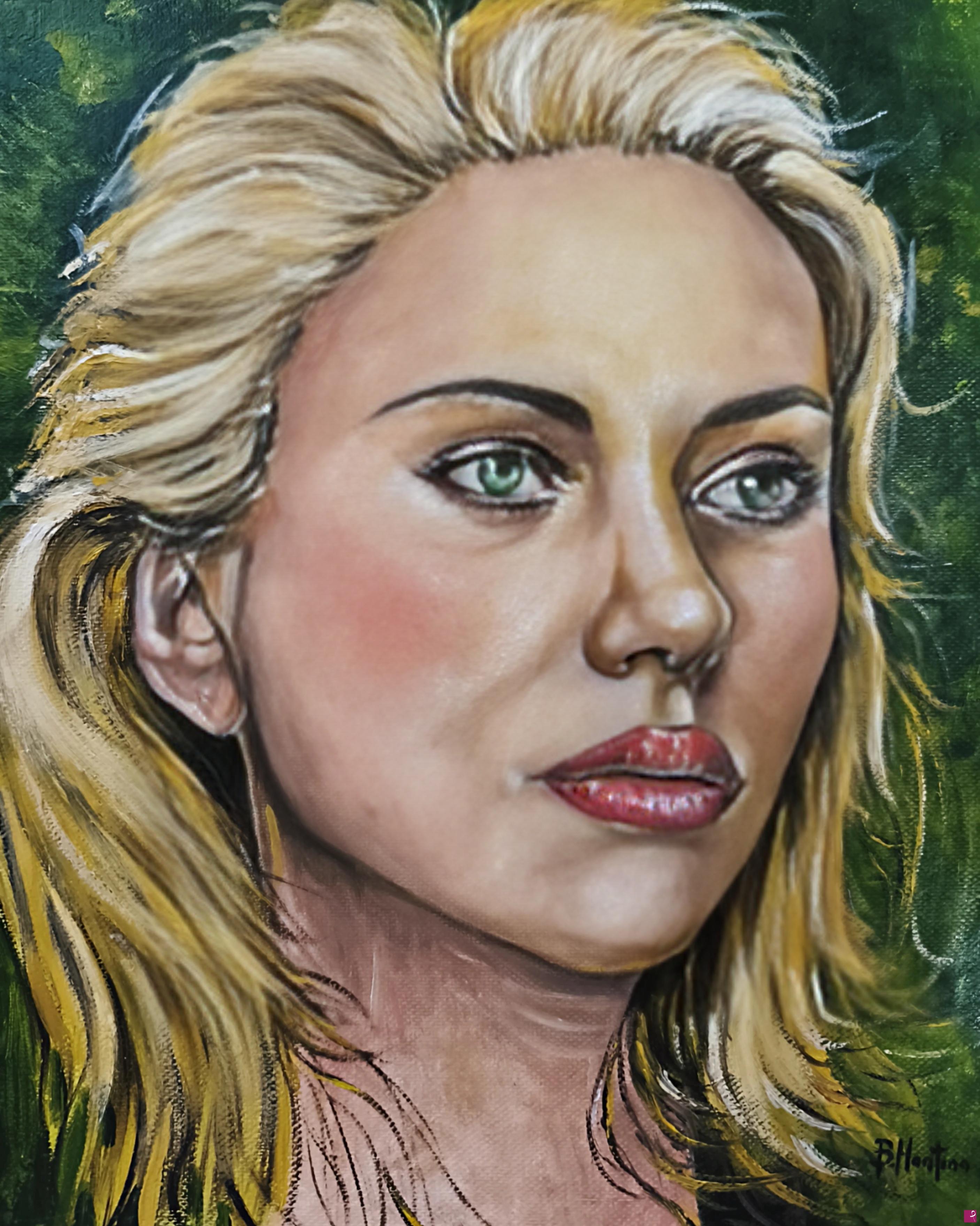 quadri in vendita online - Scarlett johansson 