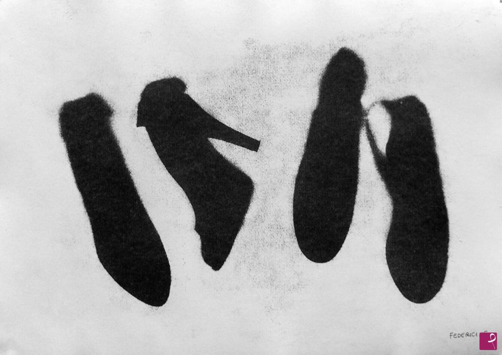 quadri in vendita online - Scarpe (Omaggio a Andy Warhol)