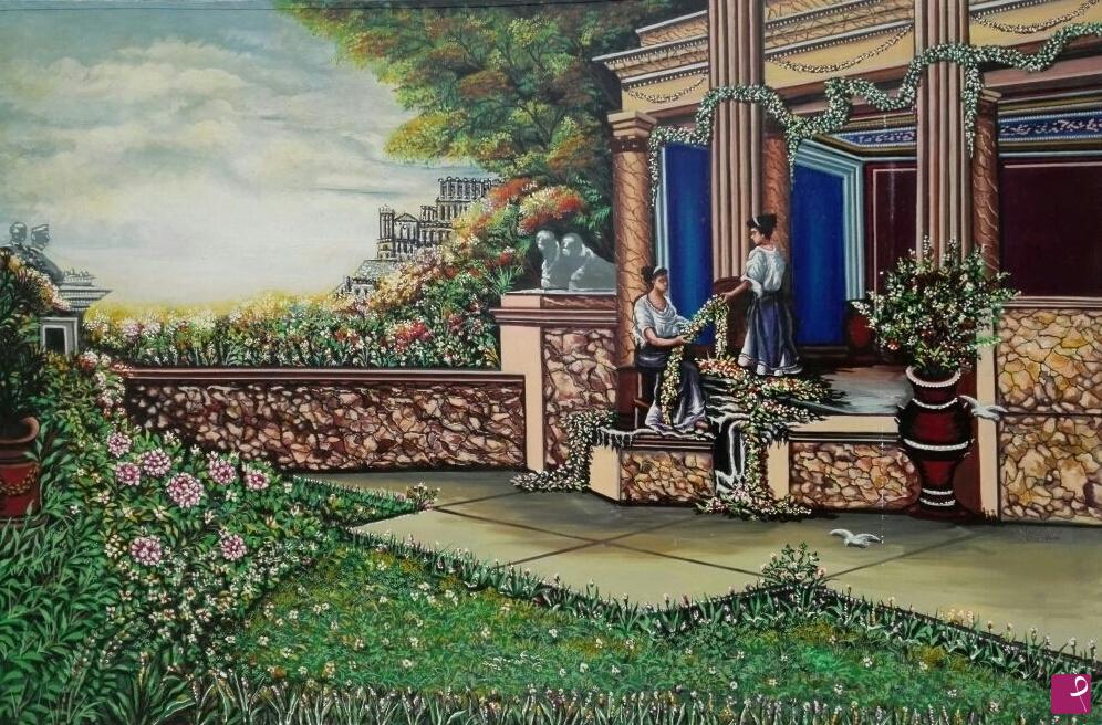 quadri in vendita online - Scena Pompeiana 