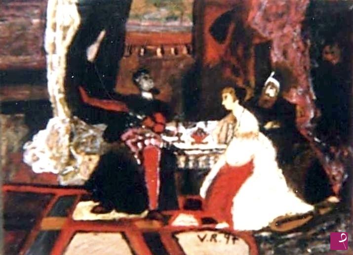 quadri in vendita online - SCENA TEATRALE