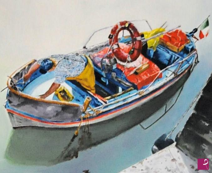 quadri in vendita online - Scende la nebbia