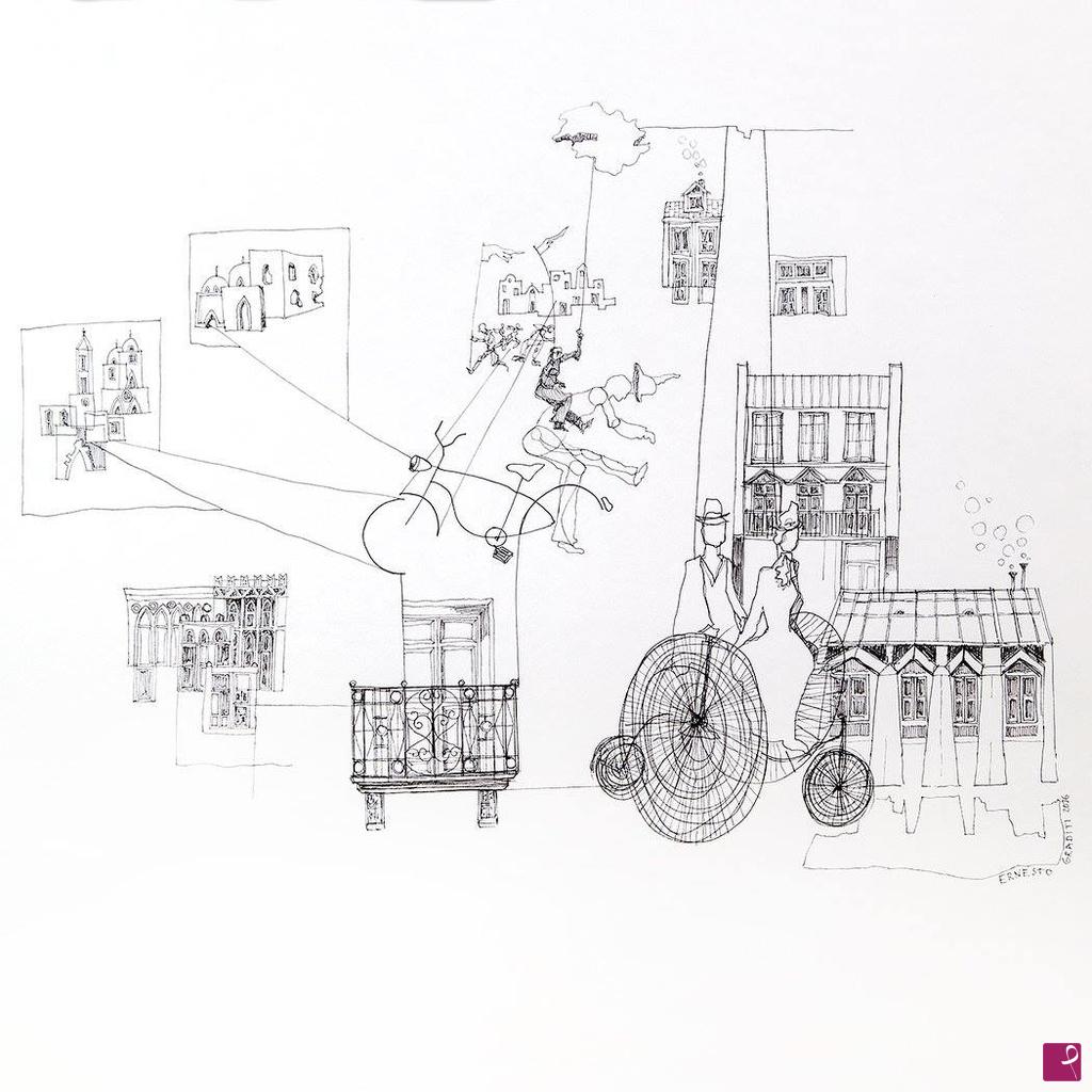 quadri in vendita online - SCENES FROM AFAR