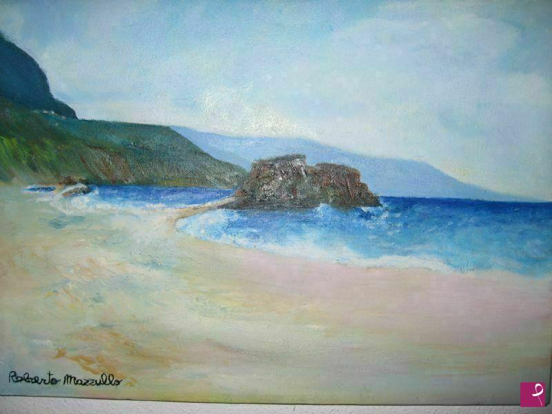 quadri in vendita online - Scoglio dell'isola