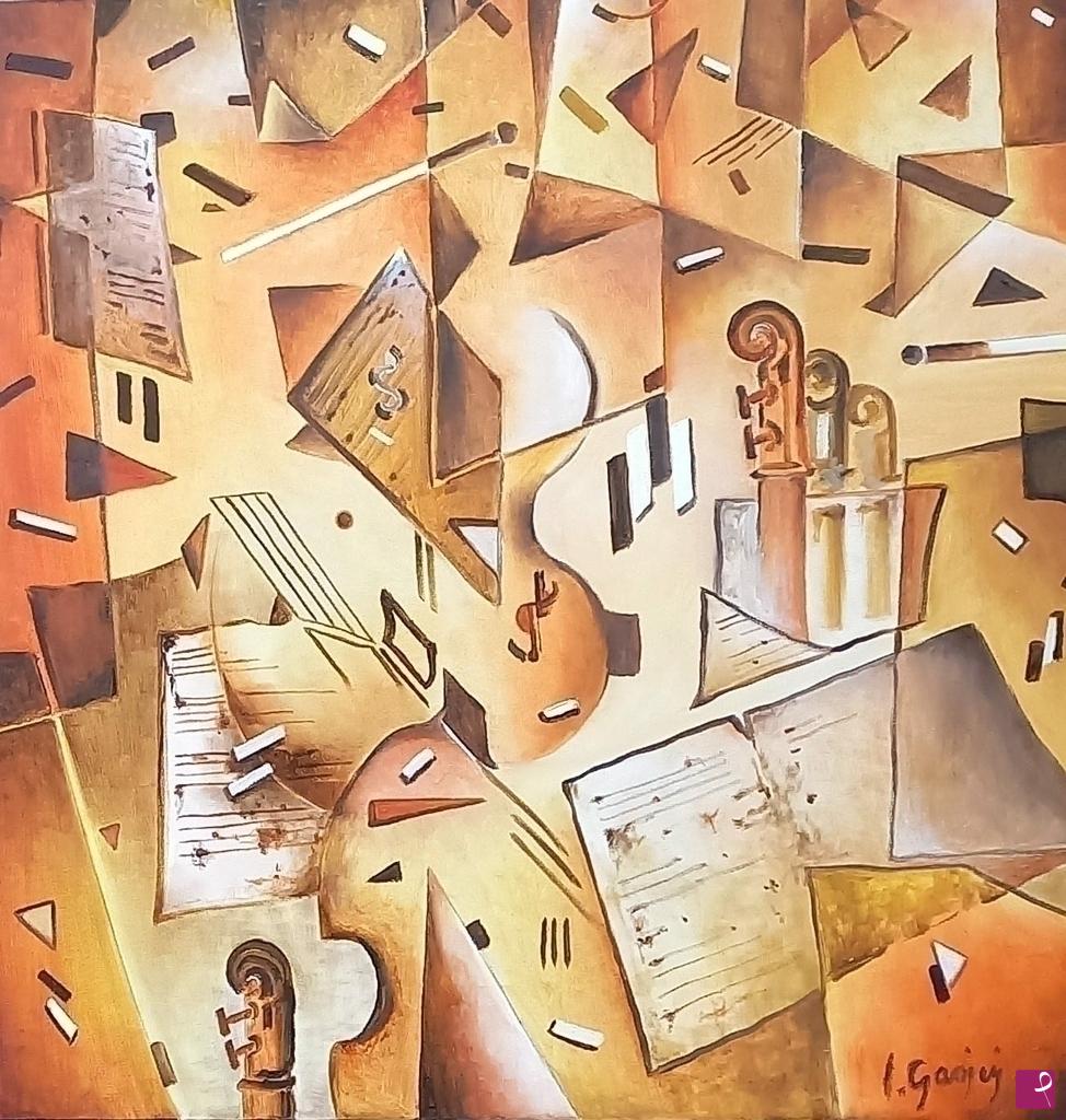 quadri in vendita online - Scomposizione musicale