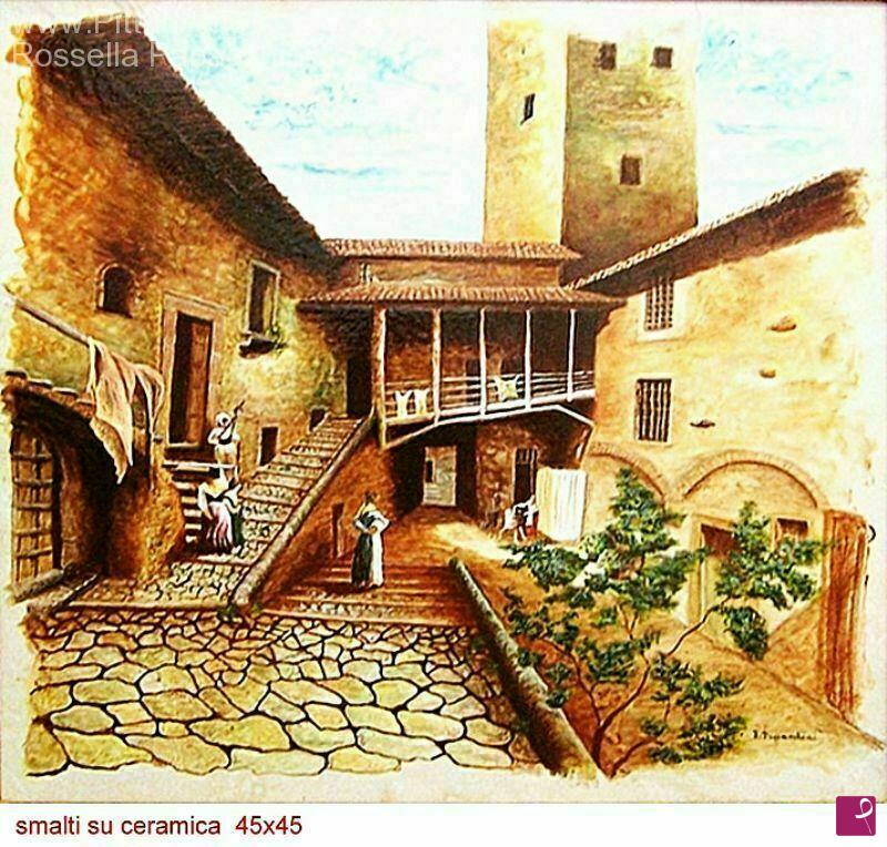 quadri in vendita online - Scorcio antico