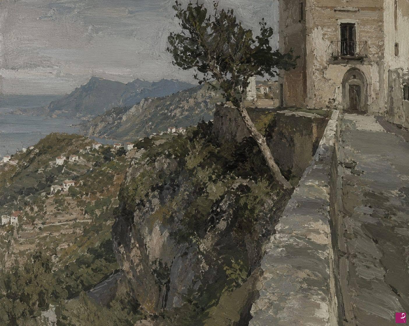 quadri in vendita online - Scorcio costiera Amalfitana