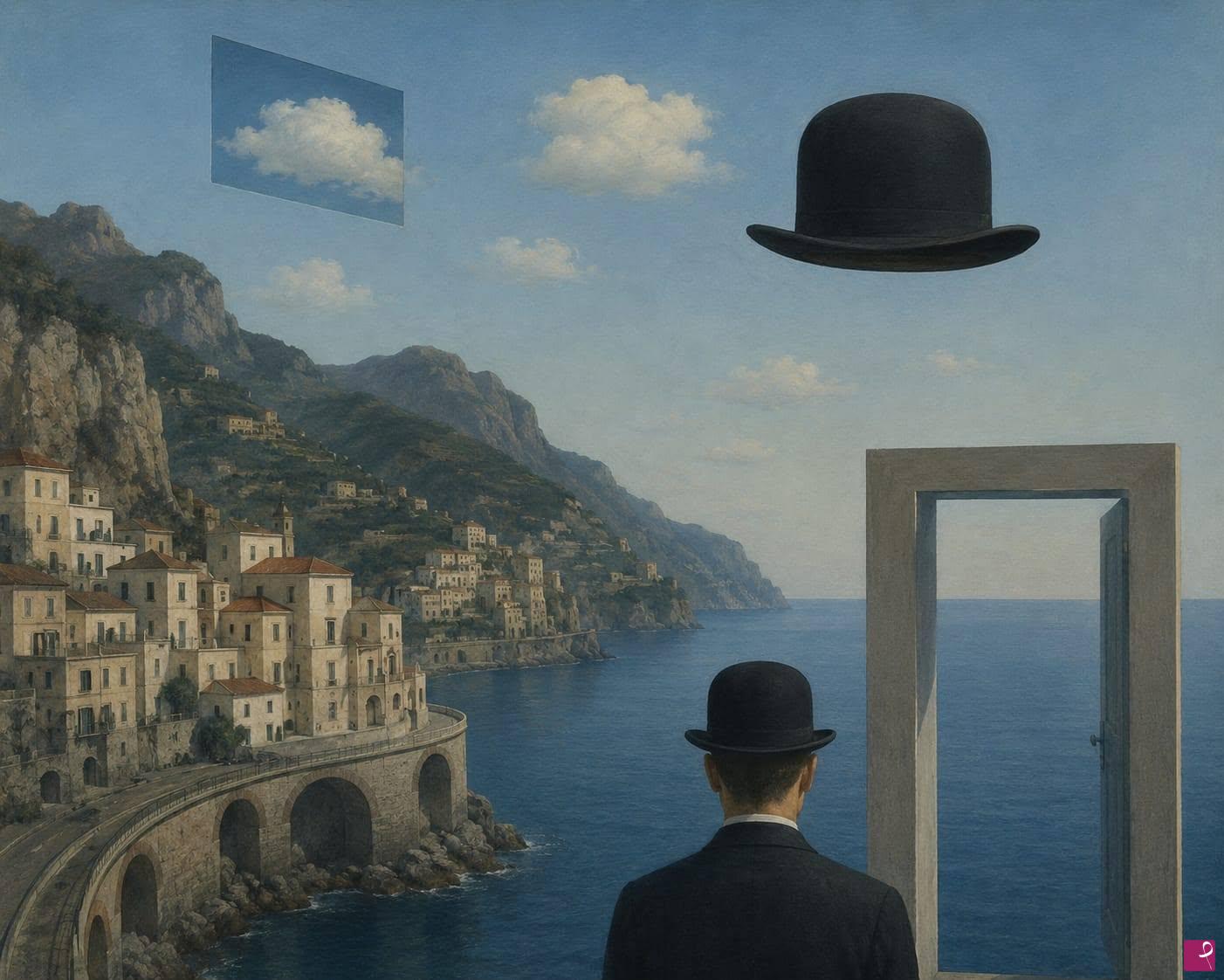quadri in vendita online - Scorcio costiera Amalfitana