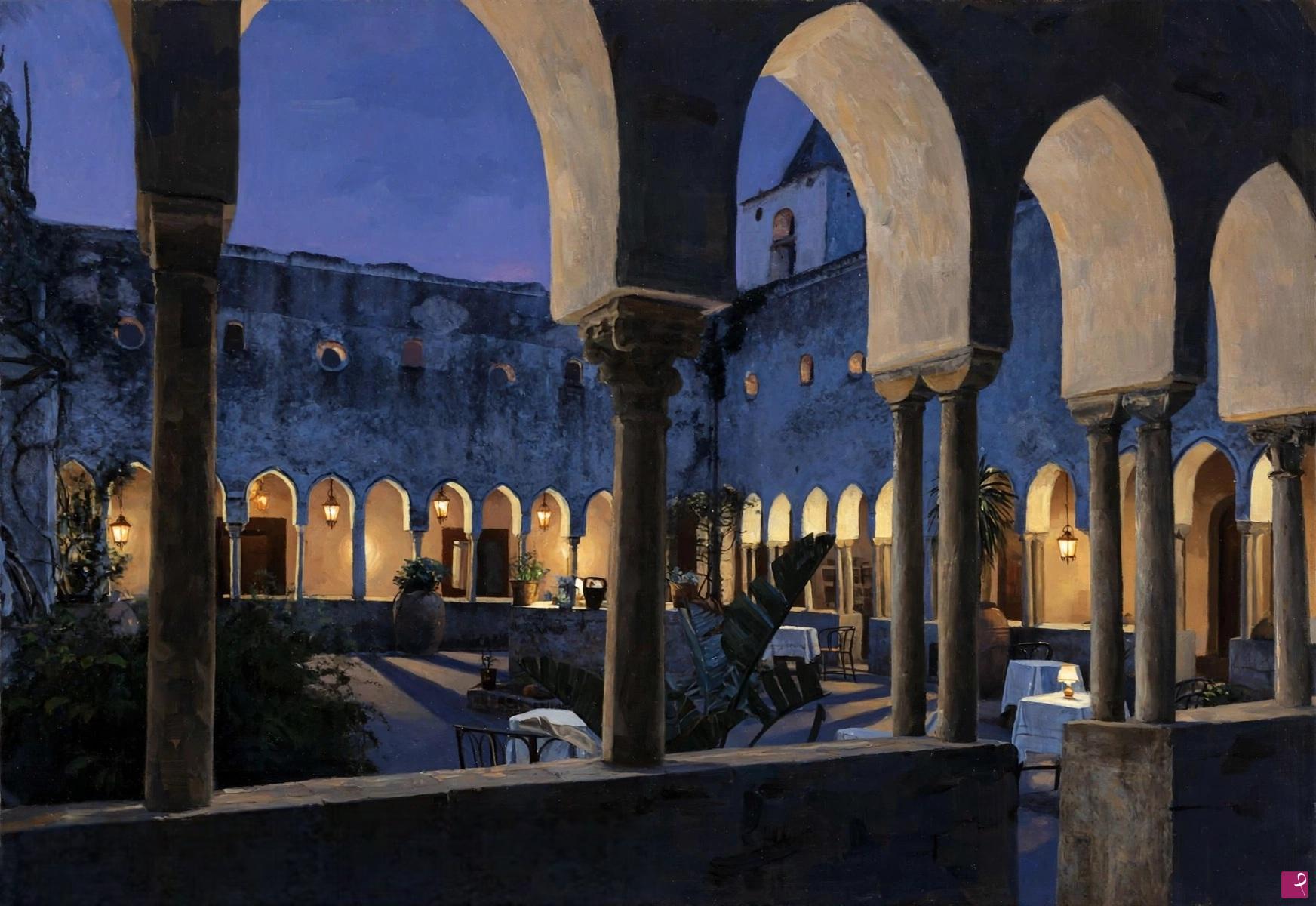 quadri in vendita online - Scorcio costiera Amalfitana