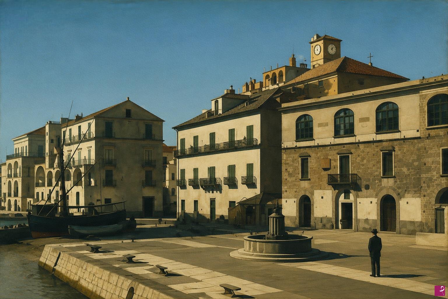 quadri in vendita online - Scorcio costiera Amalfitana
