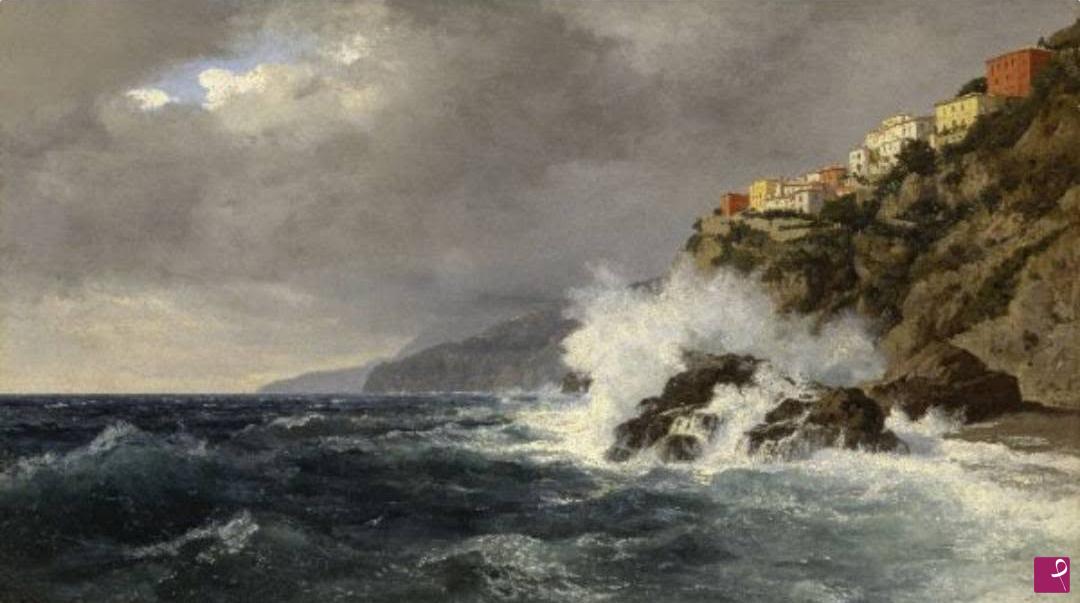 quadri in vendita online - scorcio costiera amalfitana