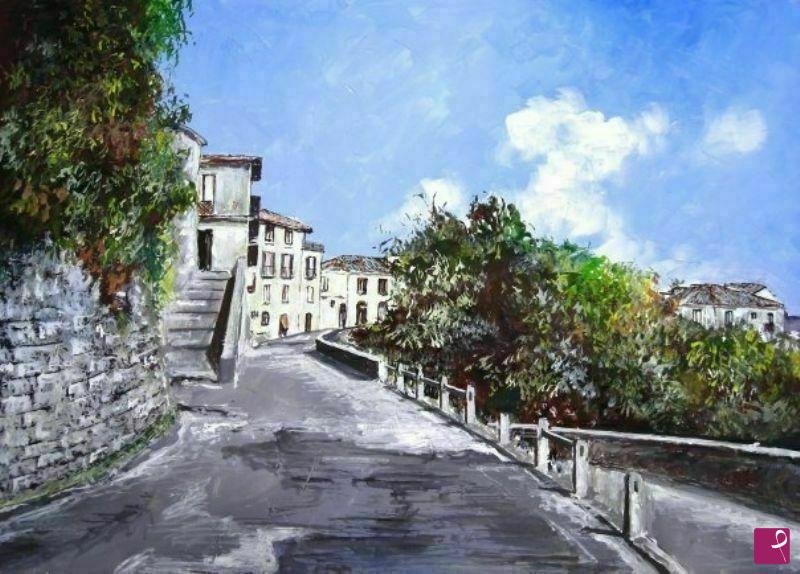 quadri in vendita online - Scorcio di Apice Bn