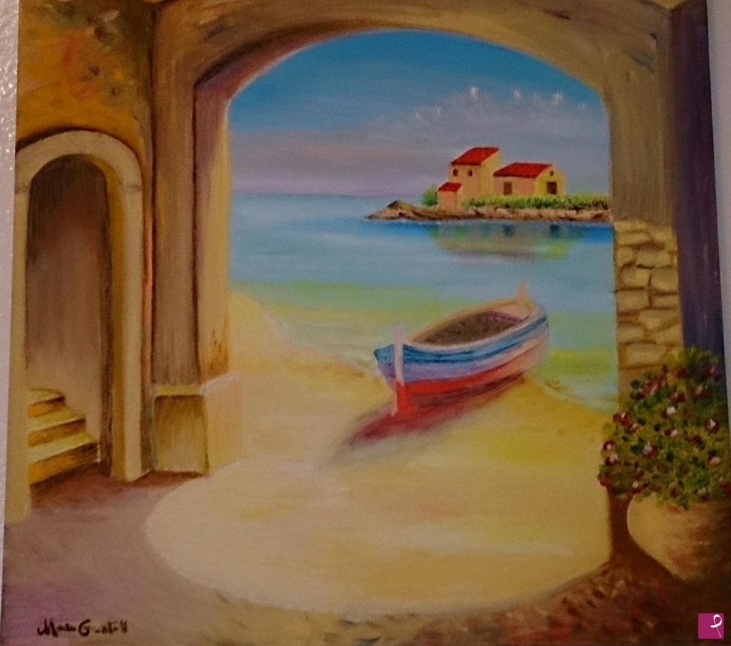 quadri in vendita online - SCORCIO DI MARE