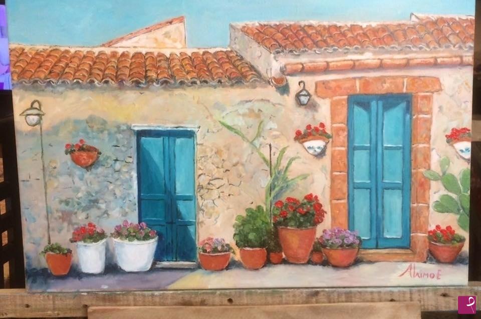 quadri in vendita online - scorcio di marzamemi