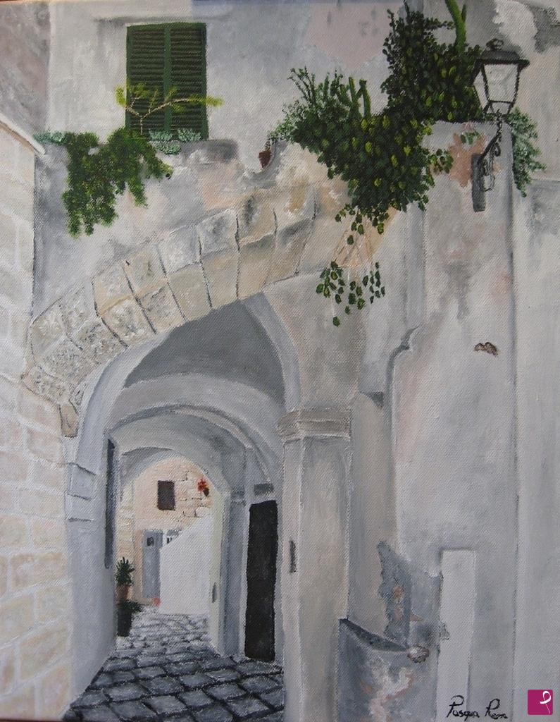quadri in vendita online - Scorcio di Polignano