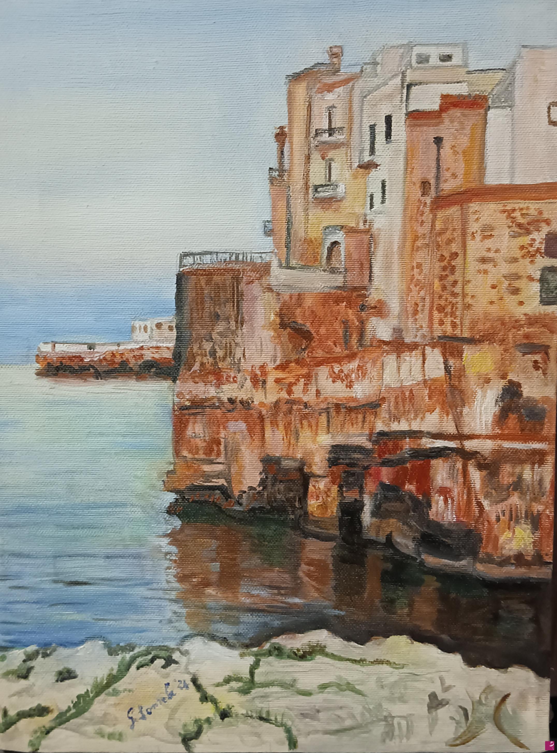 quadri in vendita online - Scorcio di Polignano a mare 