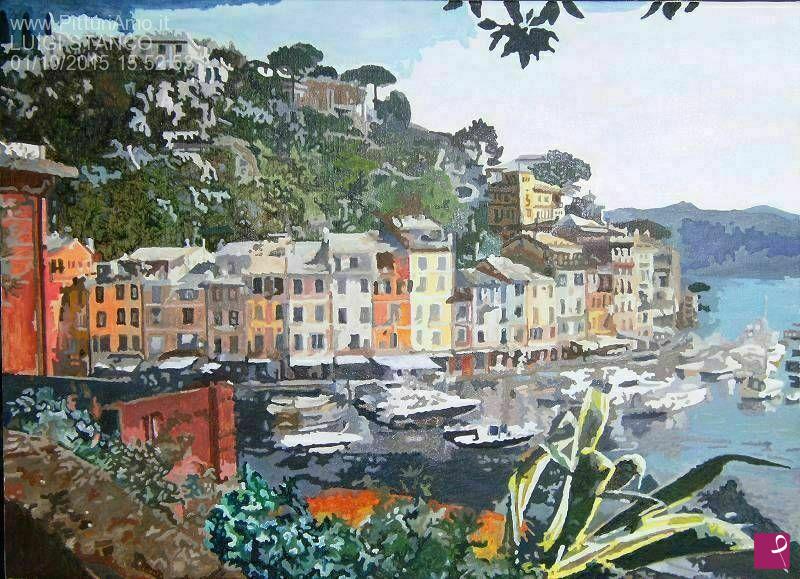 quadri in vendita online - SCORCIO DI PORTOFINO