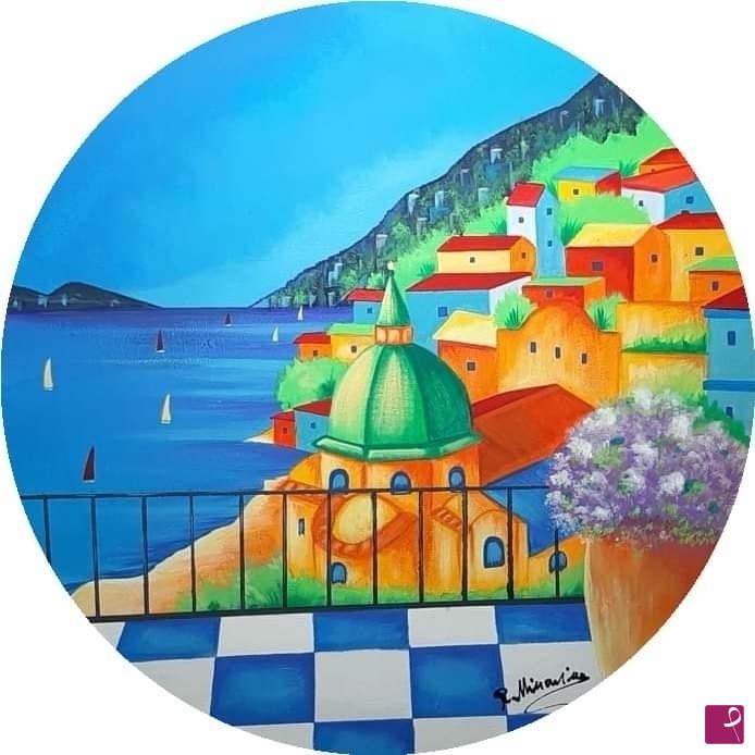 quadri in vendita online - SCORCIO DI POSITANO 