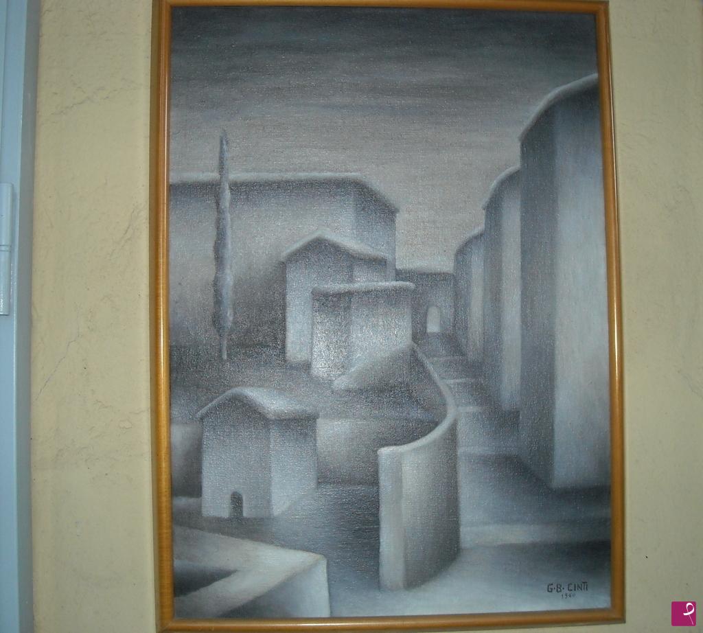 quadri in vendita online - Scorcio di San Vito Romano