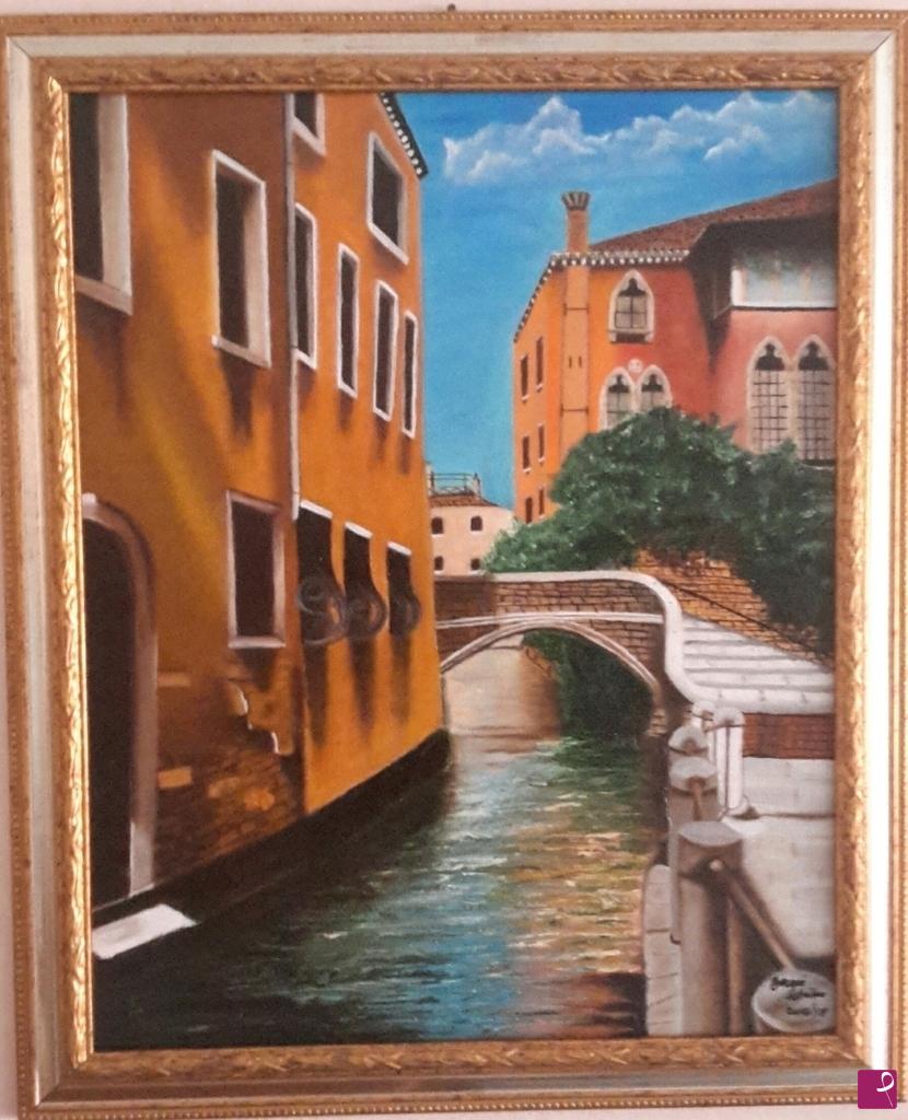 quadri in vendita online - Scorcio di venezia