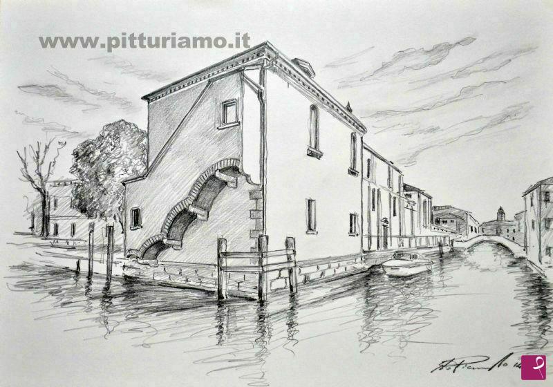 quadri in vendita online - Scorcio di Venezia