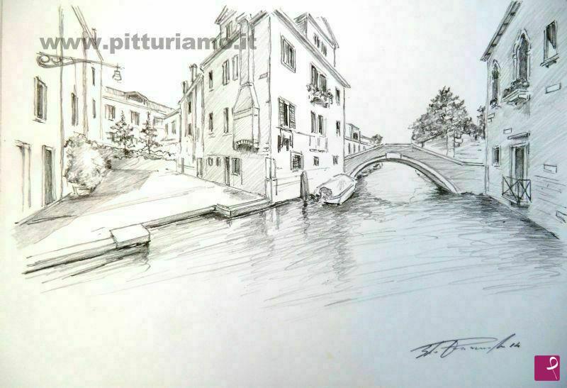 quadri in vendita online - Scorcio di Venezia