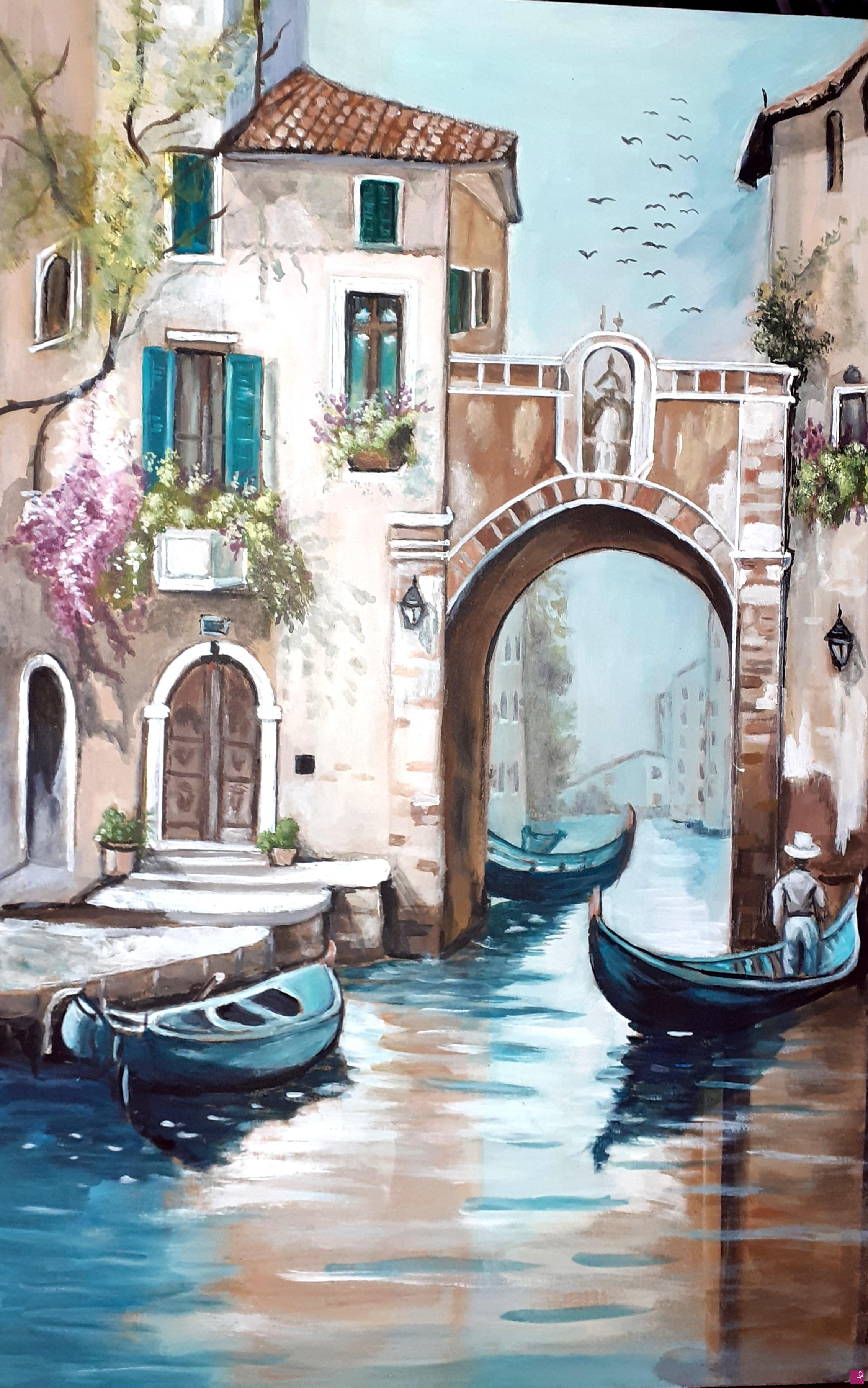 quadri in vendita online - Scorcio di Venezia