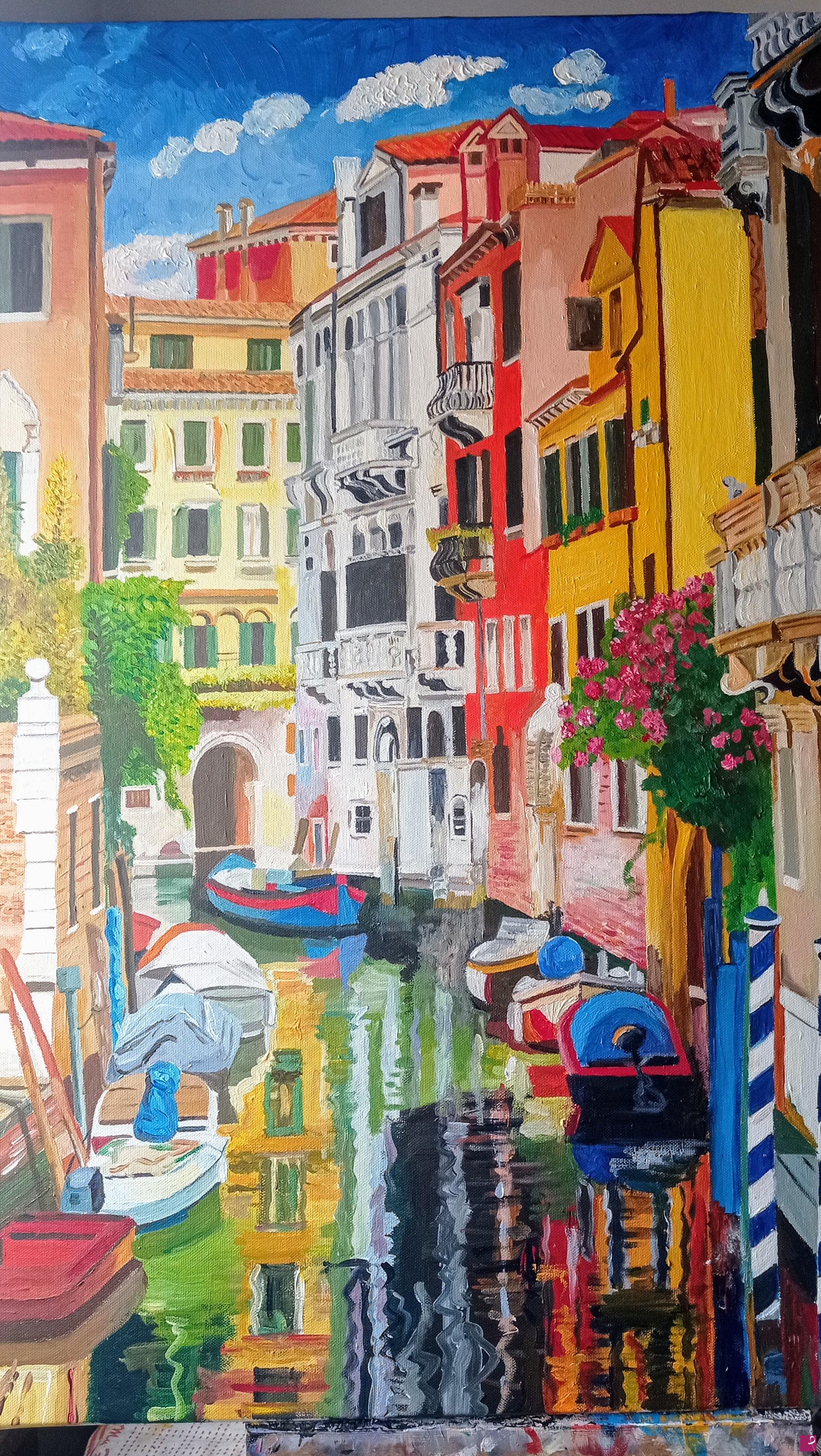 quadri in vendita online - Scorcio di venezia