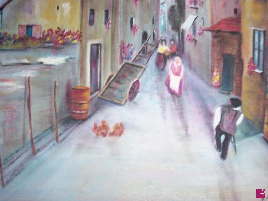 quadri in vendita online - scorcio di via felicia