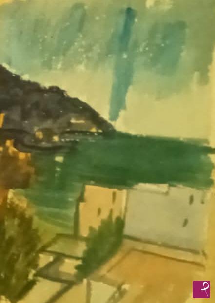 quadri in vendita online - Scorcio Positano