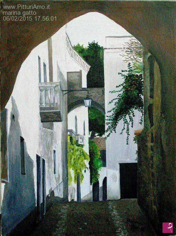 quadri in vendita online - Scorcio Ravello