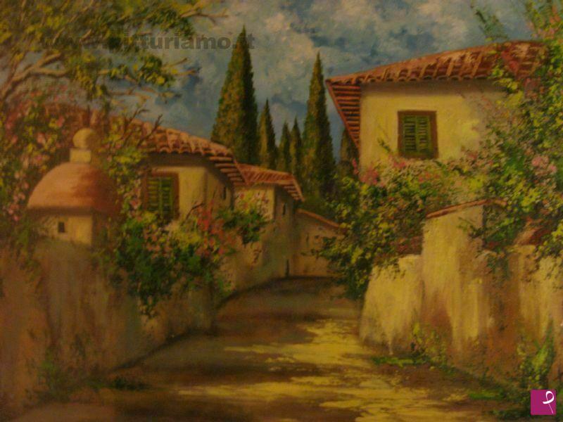 quadri in vendita online - scorcio toscano
