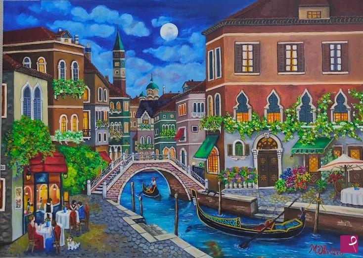 quadri in vendita online - Scorcio Veneziano
