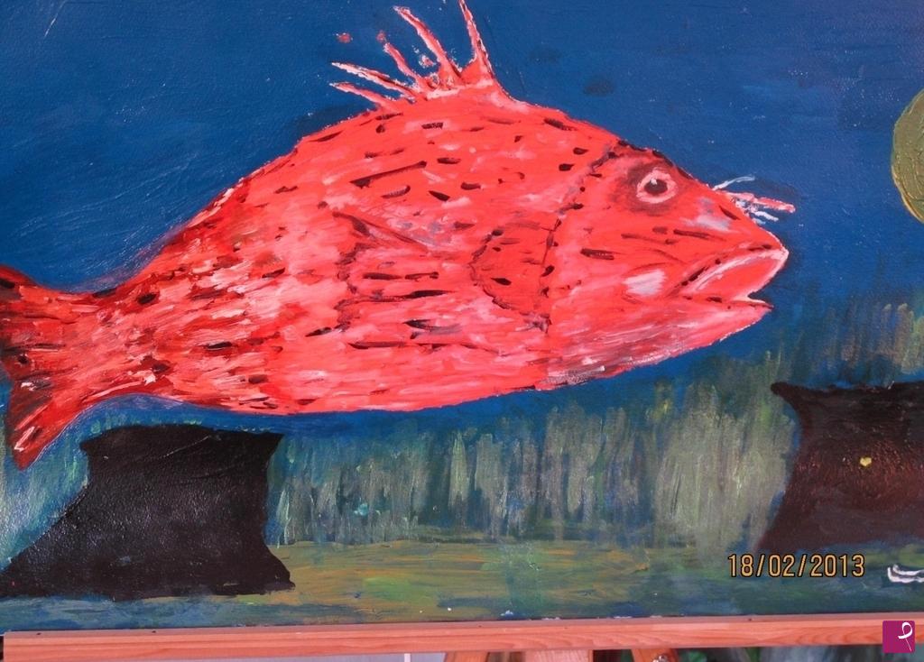 quadri in vendita online - Scorfano......un pesce fantastico
